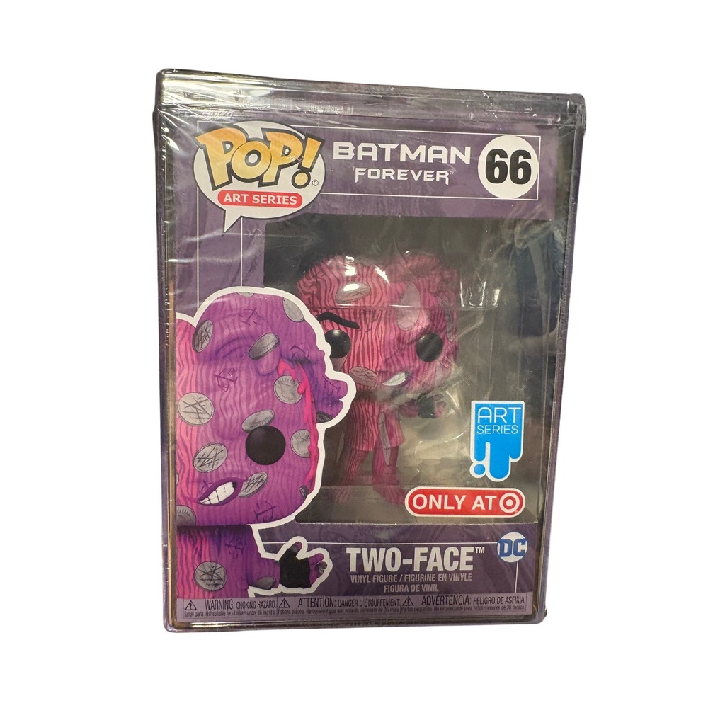 Funko Pop Art Series Two-Face 66 Batman Forever‎ Target Exclusive with Protector